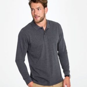 02087 SOLS Perfect Long Sleeve Piqué Polo Shirt