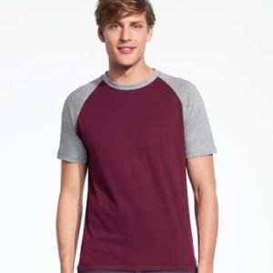 Funky Contrast Baseball T-Shirt