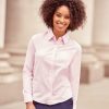 932F Russell Collection Ladies Long Sleeve Easy Care Oxford Shirt