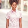 957F Russell Collection Ladies Short Sleeve Ultimate Non-Iron Shirt