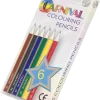 Carnival Colouring Pencils Half Size 6 Pack