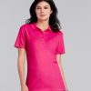 GD75 Gildan Ladies SoftStyle® Double Piqué Polo Shirt