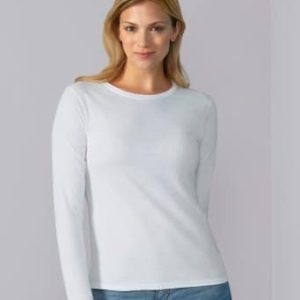 GD76 Gildan Ladies SoftStyle Long Sleeve T-Shirt