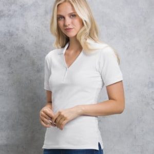 K732 Kustom Kit Sophia Comfortec® V Neck Polo Shirt