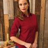 PR300 Premier Ladies Long Sleeve Poplin Shirt