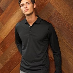 PR617 Premier Long Sleeve Coolchecker® Piqué Polo Shirt