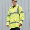 PW011 Portwest Hi-Vis Rain Jacket