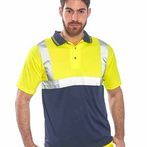 PW062 Portwest Hi-Vis Two Tone Polo Shirt