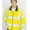 PW268 Portwest Hi-Vis Mesh Lined Fleece Jacket