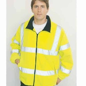PW268 Portwest Hi-Vis Mesh Lined Fleece Jacket