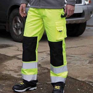 RS327 Result Safe-Guard Hi-Vis Cargo Trousers