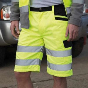 RS328 Result Safe-Guard Hi-Vis Cargo Shorts