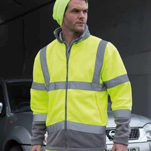 RS329 Result Safe-Guard Hi-Vis Micro Fleece Jacket
