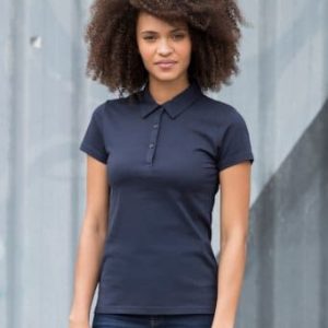 K732 Kustom Kit Sophia Comfortec® V Neck Polo Shirt
