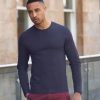 SF111SF Men Modern Stretch Long Sleeve T-Shirt