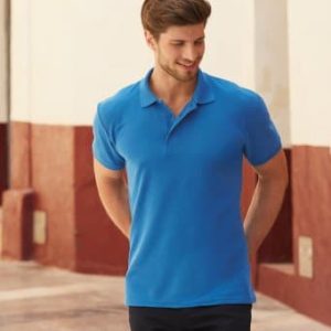 SS27 Fruit of the Loom Heavy Poly/Cotton Piqué Polo Shirt