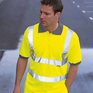 WD043 Dickies Hi-Vis Polo Shirt