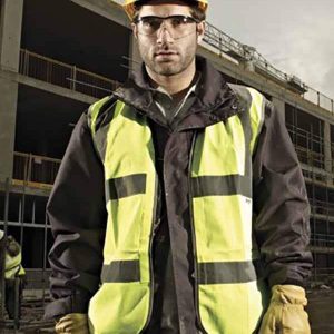WD045 Dickies Hi-Vis Waistcoat