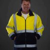 YK060 Yoko Hi-Vis Heavyweight Fleece Jacket