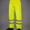 YK210 Yoko Hi-Vis Waterproof Overtrousers