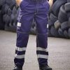 YK301 Yoko Hi-Vis Cargo Trousers with Knee Pad Pockets