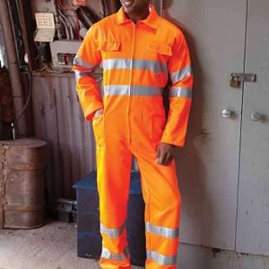 YK303 Yoko Hi-Vis Poly/Cotton Coverall