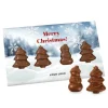 Christmas Card with Christmas Trees